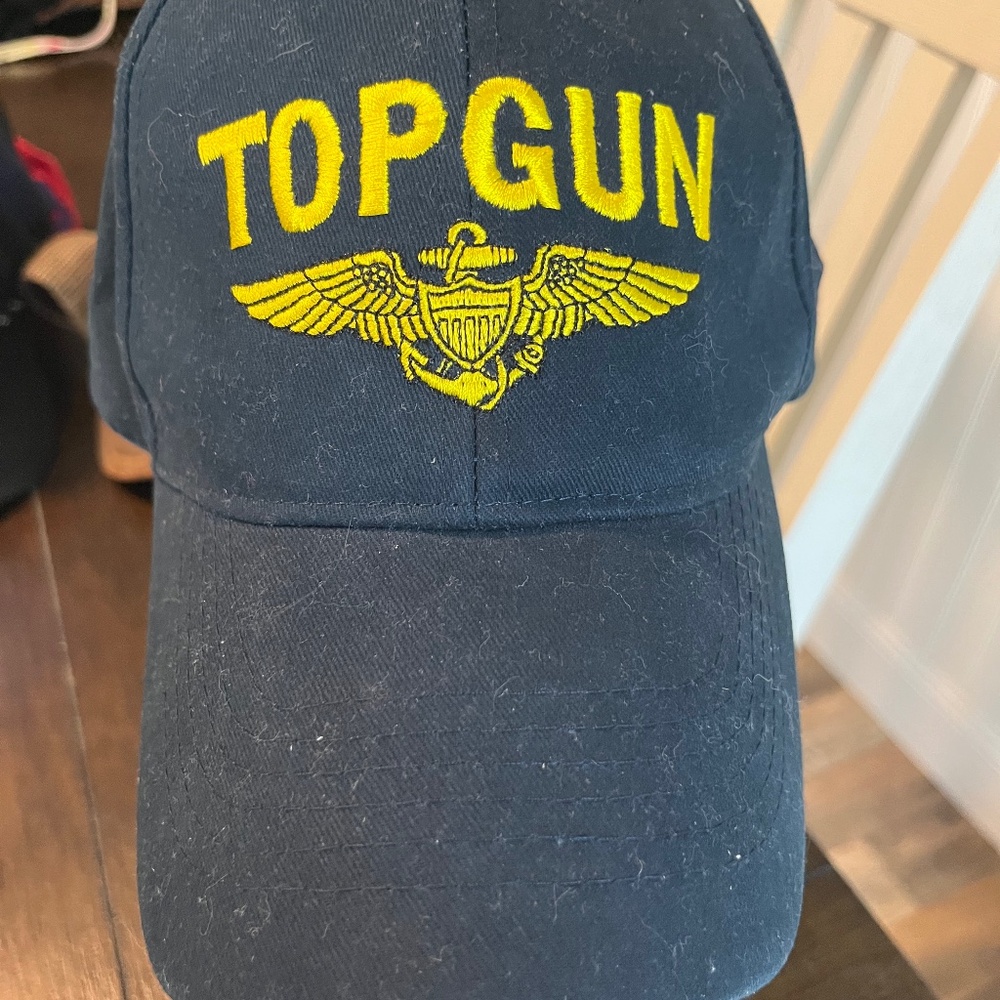 TOP GUN Naval Aviator Hat Baseball Cap By Eagle Crest OSFA Flight School Movie